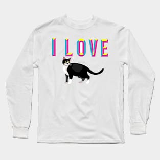 i love my cat Long Sleeve T-Shirt